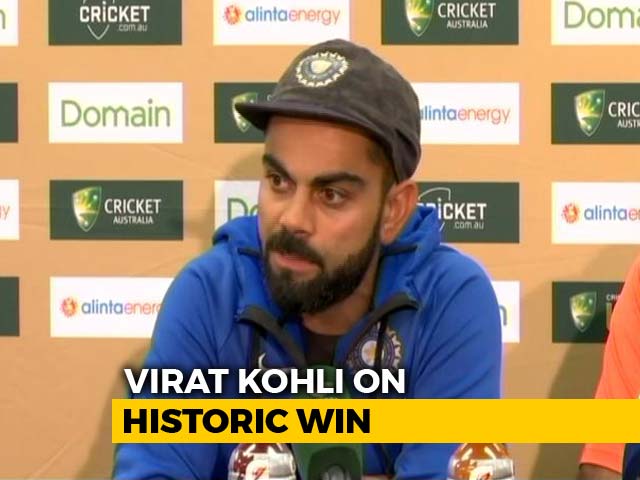 "Proudest Moment In Playing Years," Says Virat Kohli On Historic Win