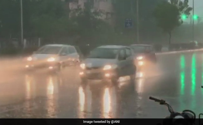 Jams In Delhi After Heavy Rain, Hailstorm During Rush Hour