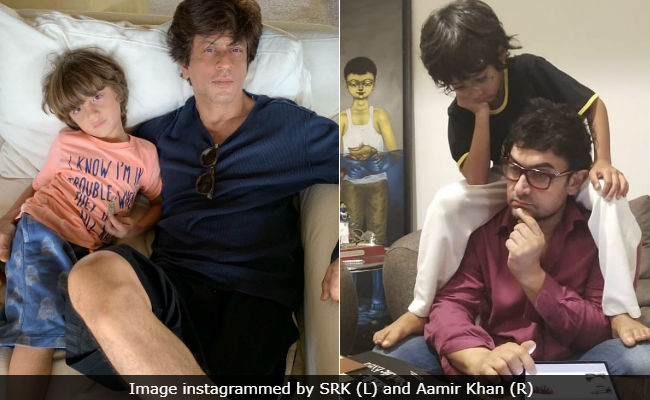 Shah Rukh-AbRam, Aamir Khan-Azad And The Story Of Two Awesome Father-Son Pics