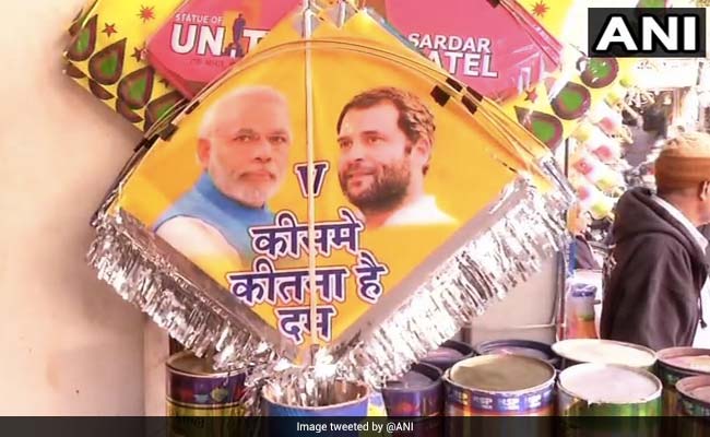 Kites Get A Political Touch This Makar Sankranti. See Pics