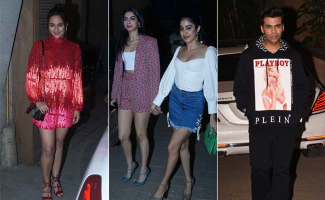 Punit Malhotra's Birthday Party: Janhvi Kapoor, Khushi, Sonakshi Sinha, Karan Johar Lead Celeb Roll Call