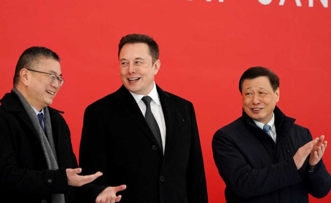 Elon Musk Breaks Ground As Tesla Begins Work On First China Plant