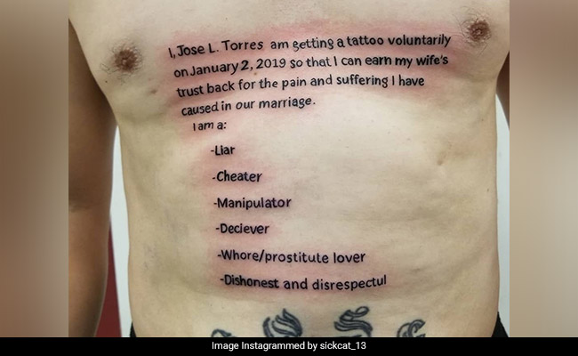 English में बीवी के लिए बनवाया टैटू, हो गई ऐसी गलती कि लोगों ने Social Media पर लगा दी क्लास