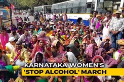 Demanding Alcohol Ban, Thousands Of Women March In Karnataka Demanding Alcohol Ban, Thousands Of Women March In Karnataka