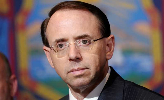 Rod Rosenstein, Overseeing US Russia Probe, Set To Depart Post