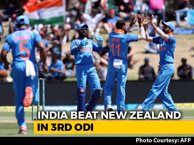 India Rout New Zealand, Win ODI Series 3-0