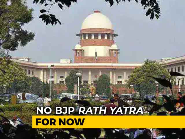 No BJP <i>Rath Yatra</i> For Now; Top Court Says Bengal's Worry "Not Unfounded"