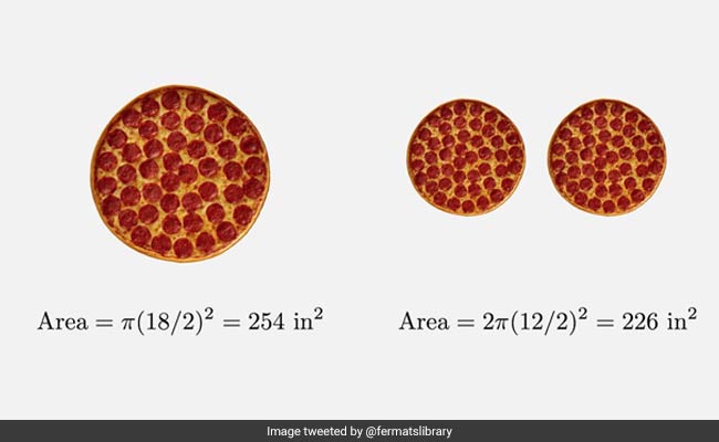 Viral Tweet Explains The Math To Get More Pizza Per Order And People Are Amazed