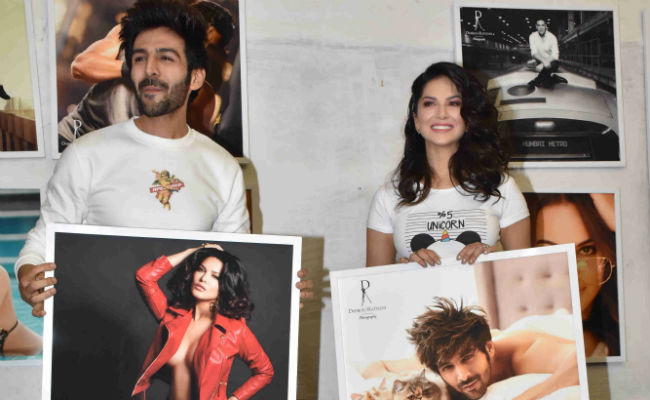 Kartik Aaryan And Sunny Leone's Comedy Of Errors At Dabboo Ratnani's Calendar Launch