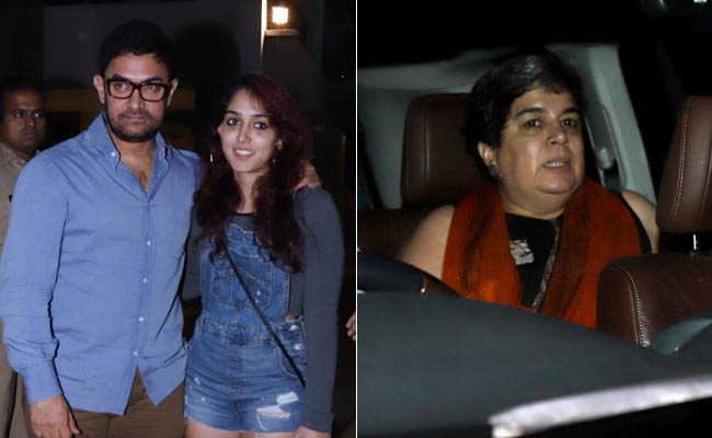 Aamir Khan Catches Up With Daughter Ira and Ex-Wife Reena Dutta Over Dinner. See Pics
