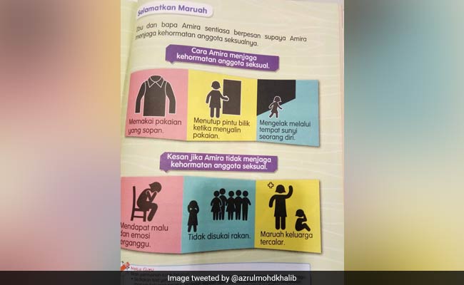 Anger Over Textbook Advising Girls To Protect "Modesty Of Sexual Organs"