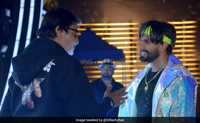 This Is What Happened When Amitabh Bachchan 'Bumped Into Electric, Eclectic' Ranveer Singh. See Pics