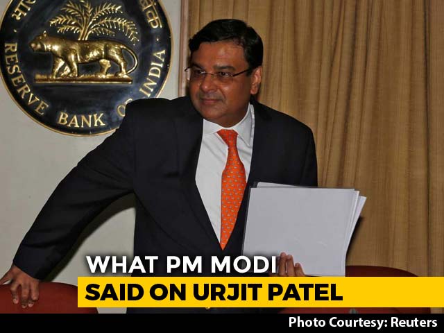 "I'm Revealing For The First Time...": What PM Modi Said On Urjit Patel