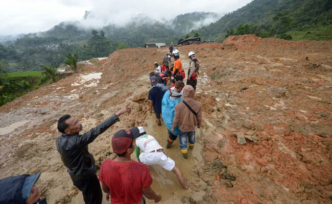 Indonesia Landslides Kill At Least Two, Leave Dozens Missing