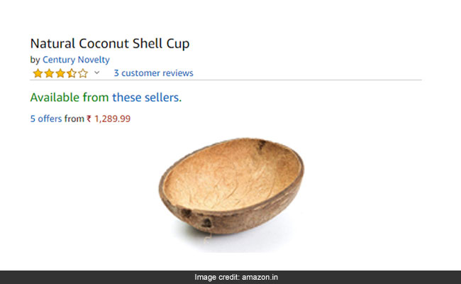 Amazon Is Selling Coconut Shells For Over Rs 1,200 And Indians Are Stunned