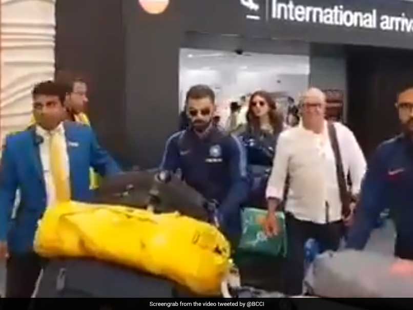 Watch: Indian Team Arrives In New Zealand, Virat Kohli, Anushka Sharma Get Big Reception At Airport