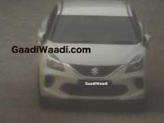 Maruti Suzuki Baleno Facelift Spotted For The First Time
