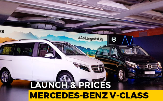 Mercedes-Benz V-Class Launch & Prices