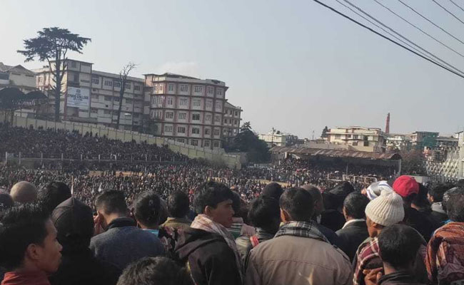 Thousands Protest Against Citizenship Bill In Meghalaya