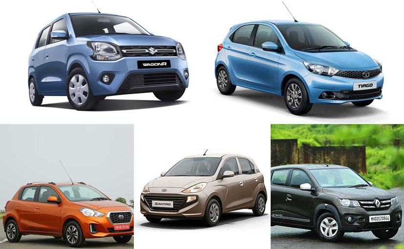 2019 Maruti Suzuki Wagon R vs Hyundai Santro vs Tata Tiago vs Datsun GO vs Renault Kwid - Price Comparison