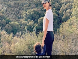 Lisa Haydon Is 'Having A Good Old LA Time' With Son Zack Lalvani Lisa Haydon Is 'Having A Good Old LA Time' With Son Zack Lalvani