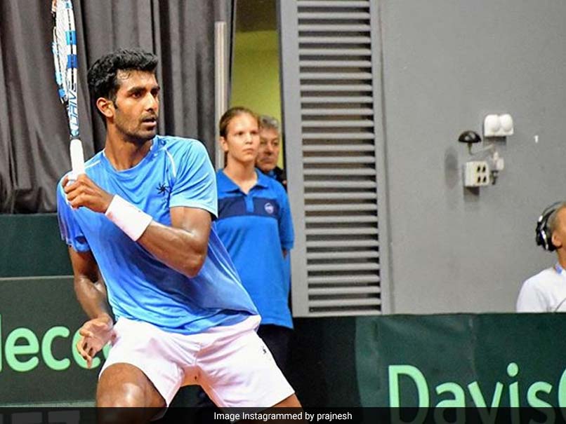 Davis Cup: Matteo Berrettini Defeats Prajnesh Gunneswaran, Italy Take 2-0 Lead Davis Cup: Matteo Berrettini Defeats Prajnesh Gunneswaran, Italy Take 2-0 Lead