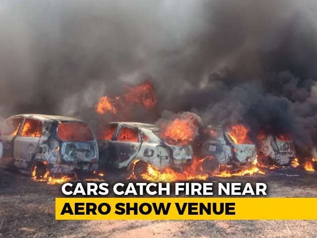 300 Vehicles On Fire Near Bengaluru Air Show, Cigarette Could Be Cause