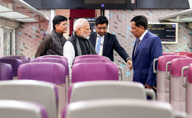 "Vande Bharat Express Dedicated To Nation On Time": Minister Piyush Goyal