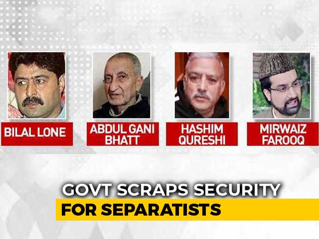 Centre Withdraws Security For Separatists
