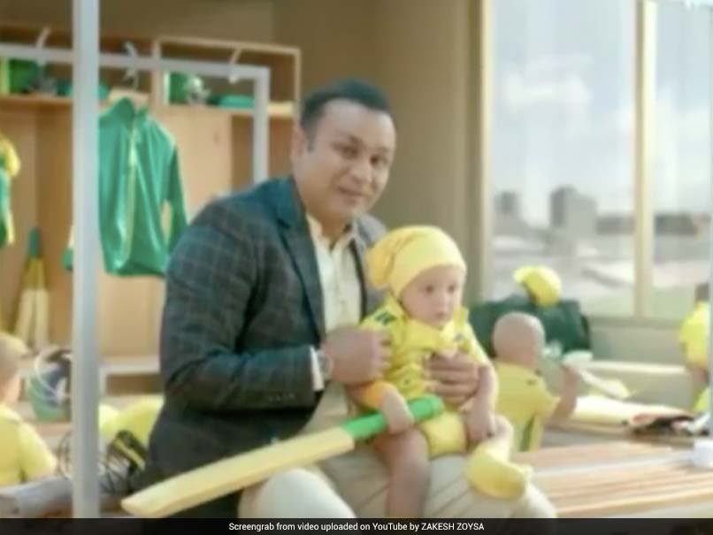 Virender Sehwag Turns Babysitter In New TV Advertisement. Watch