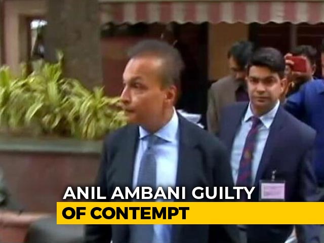 Top Court Asks Anil Ambani To Pay Or Face Jail In Ericsson Case