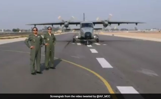 All-Women Crew Operate Parallel Taxi Track In Dornier Aircraft In Haryana