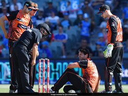 Nathan Coulter-Nile Collapses On Field After Suffering Vertigo During BBL Match Nathan Coulter-Nile Collapses On Field After Suffering Vertigo During BBL Match