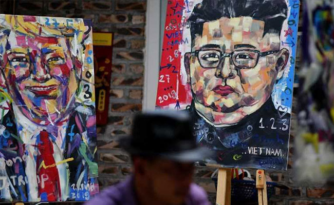 Vietnam Artist Paints Trump, Kim For 'Peace' Ahead Of Summit