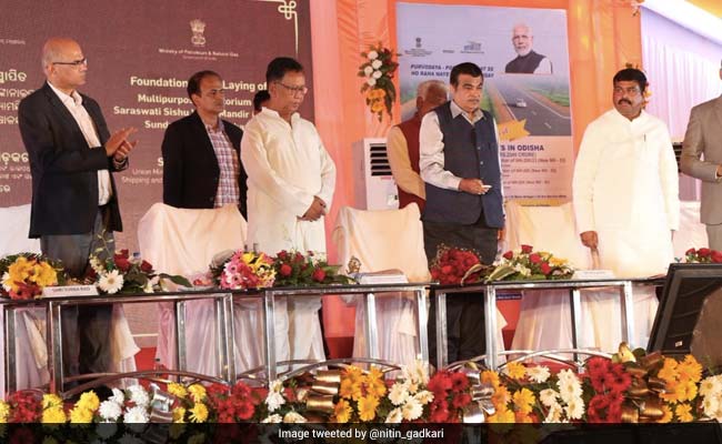 Nitin Gadkari Launches Highway Projects Worth Over Rs 2,300 Crore In Odisha