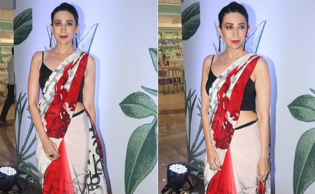5 Gorgeous Cocktail <i>Sarees</i> To Glam Up In Like Karisma Kapoor
