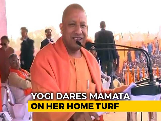 Yogi Adityanath, Blocked By Mamata Banerjee, Drives Into Bengal For Rally