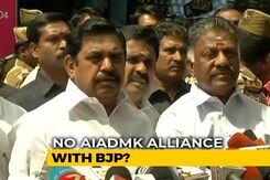 Party Cadre Doesn't Want Alliance With The BJP, Says AIADMK Party Cadre Doesn't Want Alliance With The BJP, Says AIADMK