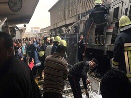 At Least 20 Dead, 43 Injured After Train Crash And Fire At Cairo Station At Least 20 Dead, 43 Injured After Train Crash And Fire At Cairo Station