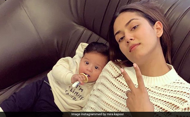 Mira Rajput And Son Zain Kapoor In A 'Limited Edition' Pic