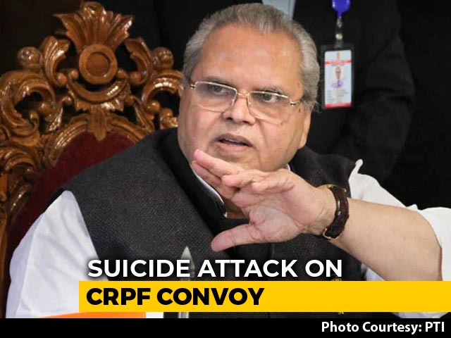 After 40 Killed In Pulwama, Jammu And Kashmir Governor Talks "Negligence"