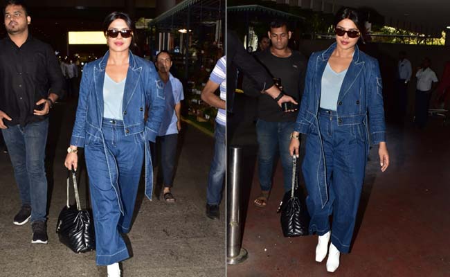 Ace The Denim On Denim Trend Like Priyanka Chopra. Get Her Look
