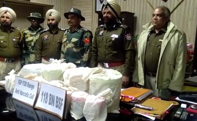 Over 14 Kg Heroin Seized Near Pak Border, Wanted Drug Peddler Caught