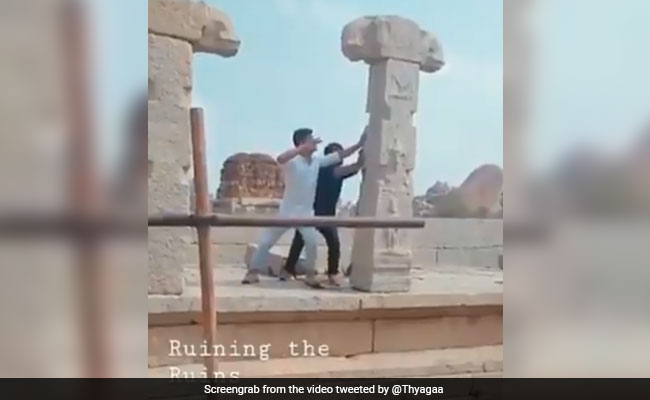 Men Who Damaged 16th Century Hampi Ruins Made To Re-Erect Pillars: Report