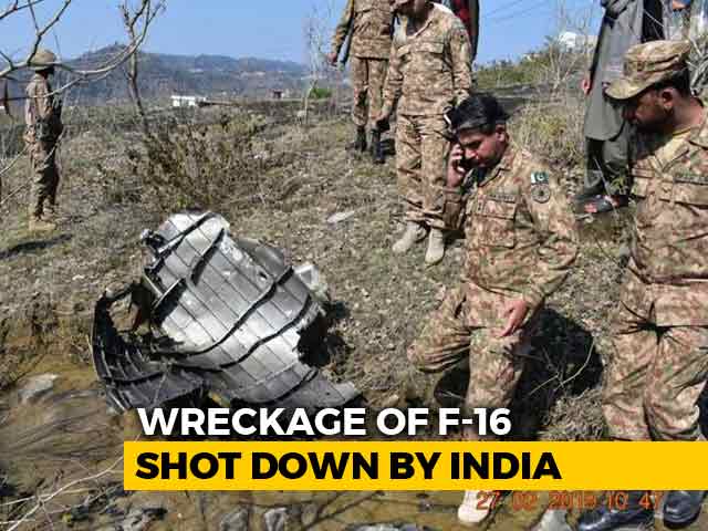 Wreckage Of Downed Pak F-16 Seen In PoK