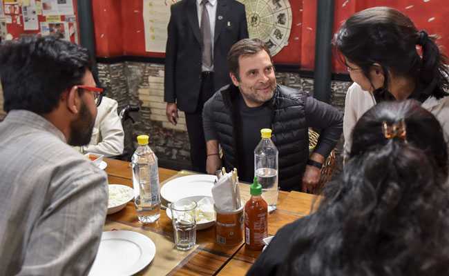 Rahul Gandhi Charms Students During Surprise Dinner Interaction In Delhi