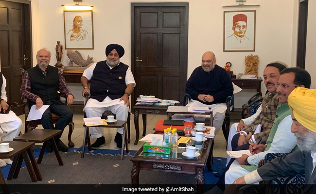 Akali Dal, BJP To Fight 2019 Polls From Punjab Together, Says Amit Shah