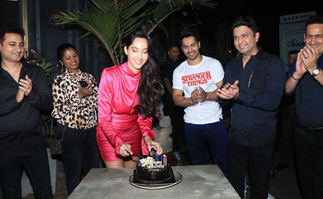 Nora Fatehi Brings In Her Birthday With Varun Dhawan And Others. See Pics