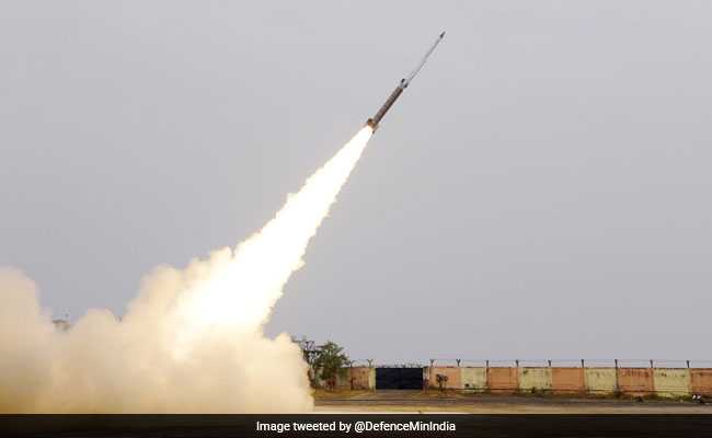 Indigenously Developed Missile System Successfully Flight Tested In Odisha