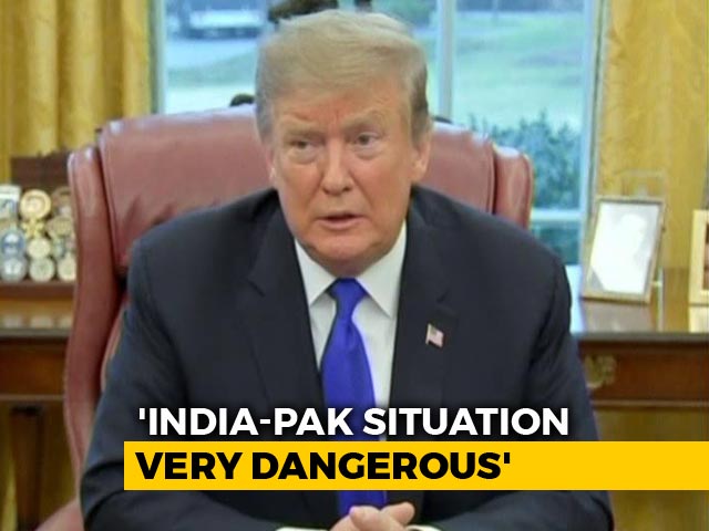 "Dangerous Situation Between India, Pakistan": Trump On Pulwama Attack